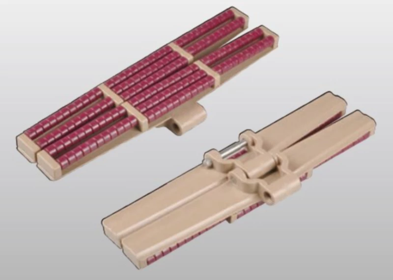 LBP882M K1200 sideflexing magnetic roller accumulation chain wide format can conveying